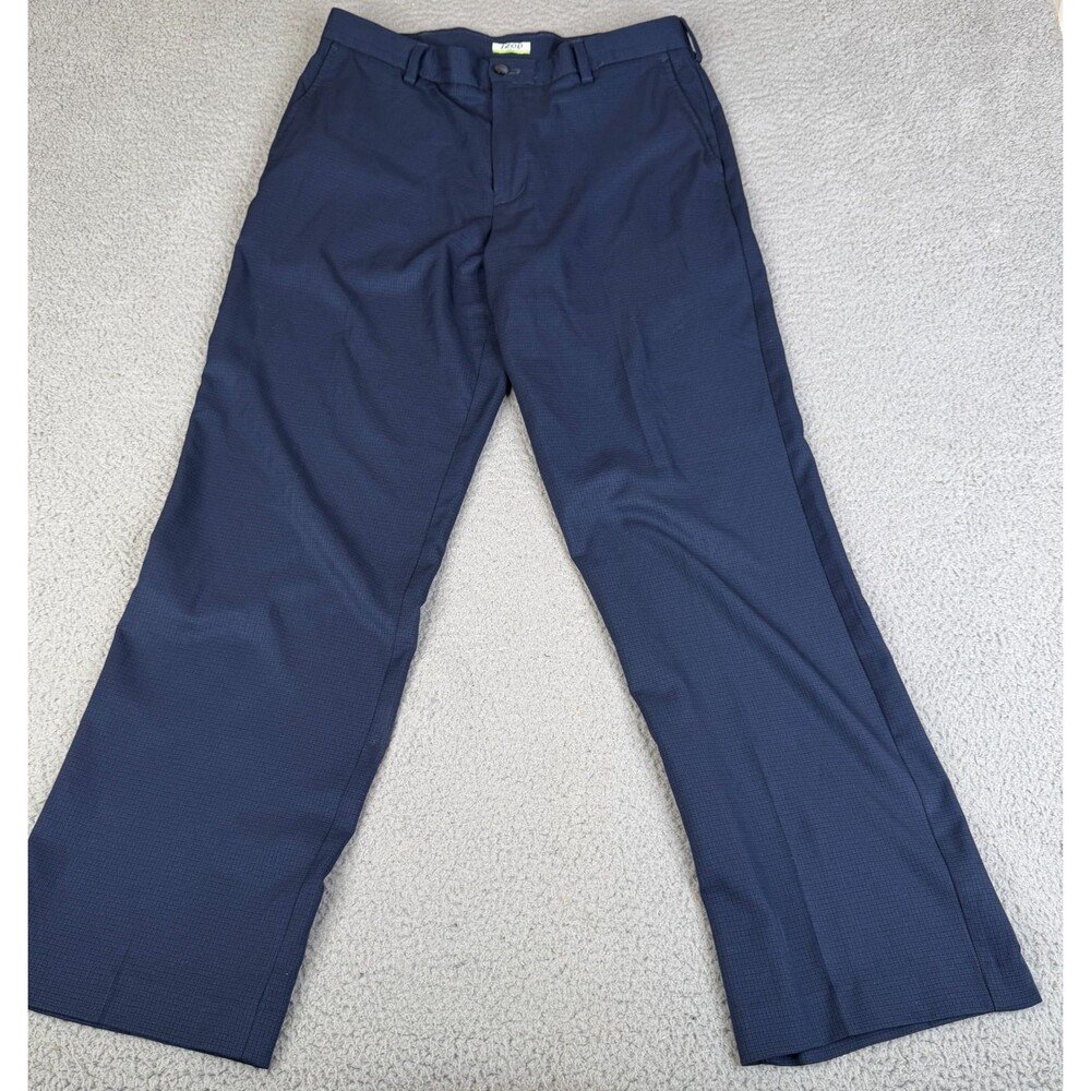 IZOD Golf Pants Mens 34x32 Blue Performance Classic Fit Performx Preppy